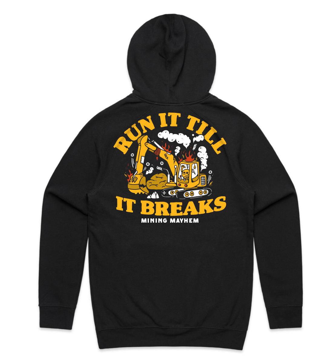 Run It Till It Breaks - Hoodies (Black)