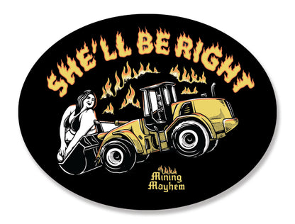 She'll be Right - Sticker