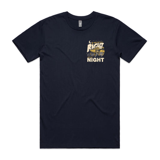 If You Can't Do It Right, Do It At Night - T-Shirt (Navy)