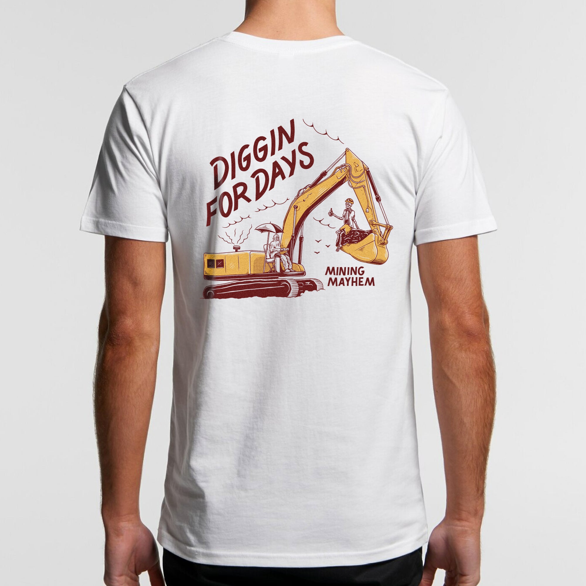 DIGGIN FOR DAYS - T-Shirt (White)
