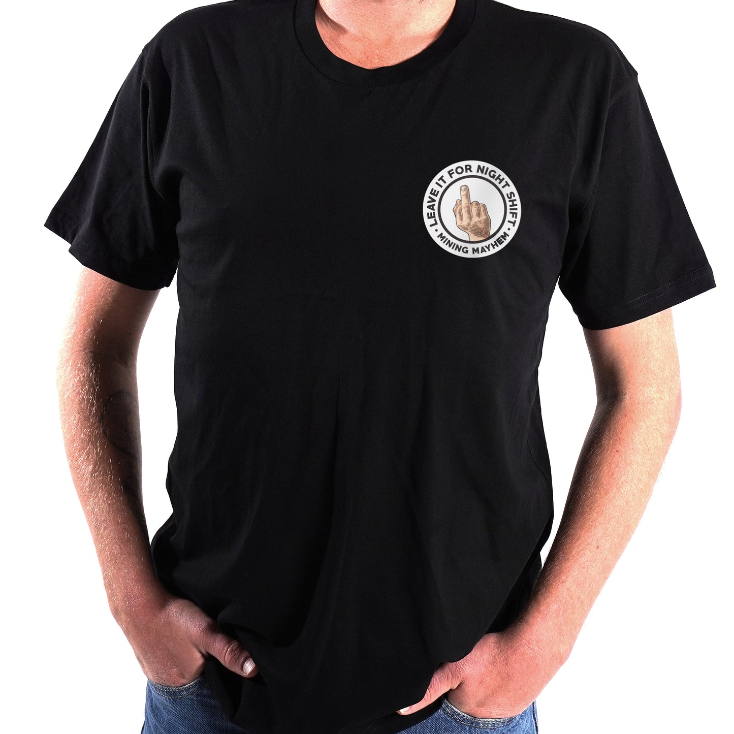 Leave It For Night Shift - T-Shirts (Black)