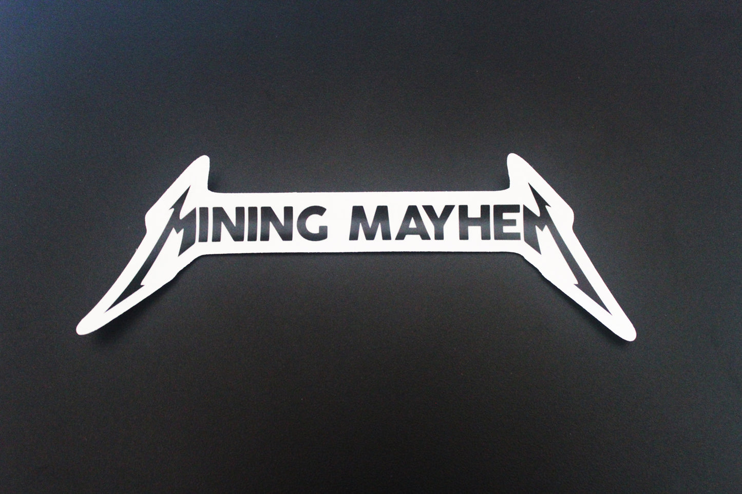Mining Mayhem Lightning - Sticker
