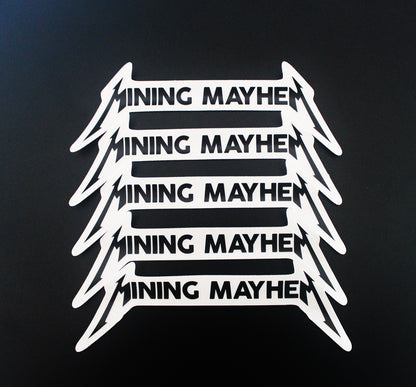 Mining Mayhem Lightning - Sticker