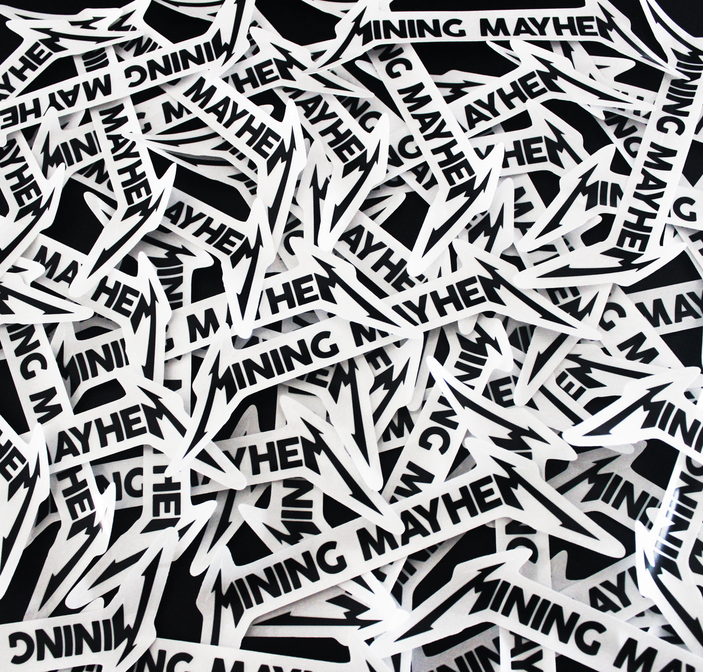 Mining Mayhem Lightning - Sticker