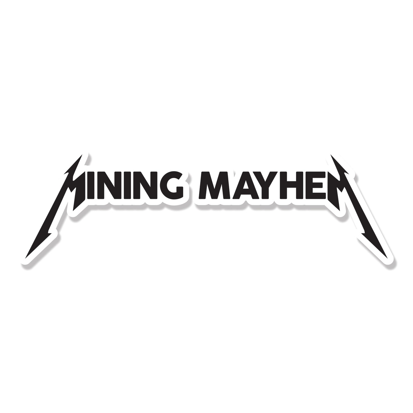 Mining Mayhem Lightning - Sticker