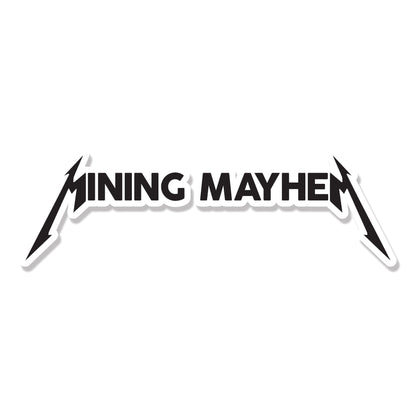 Mining Mayhem Lightning - Sticker