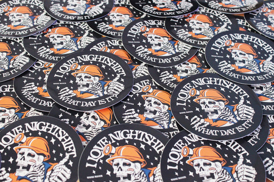 I Love Nightshift What Day Is It? - Sticker