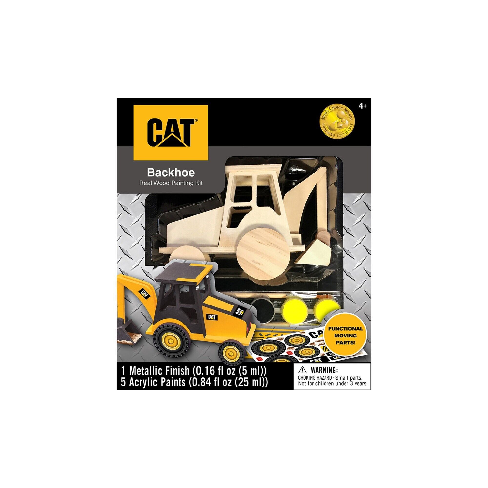 CAT Backhoe Wood Paint Kit