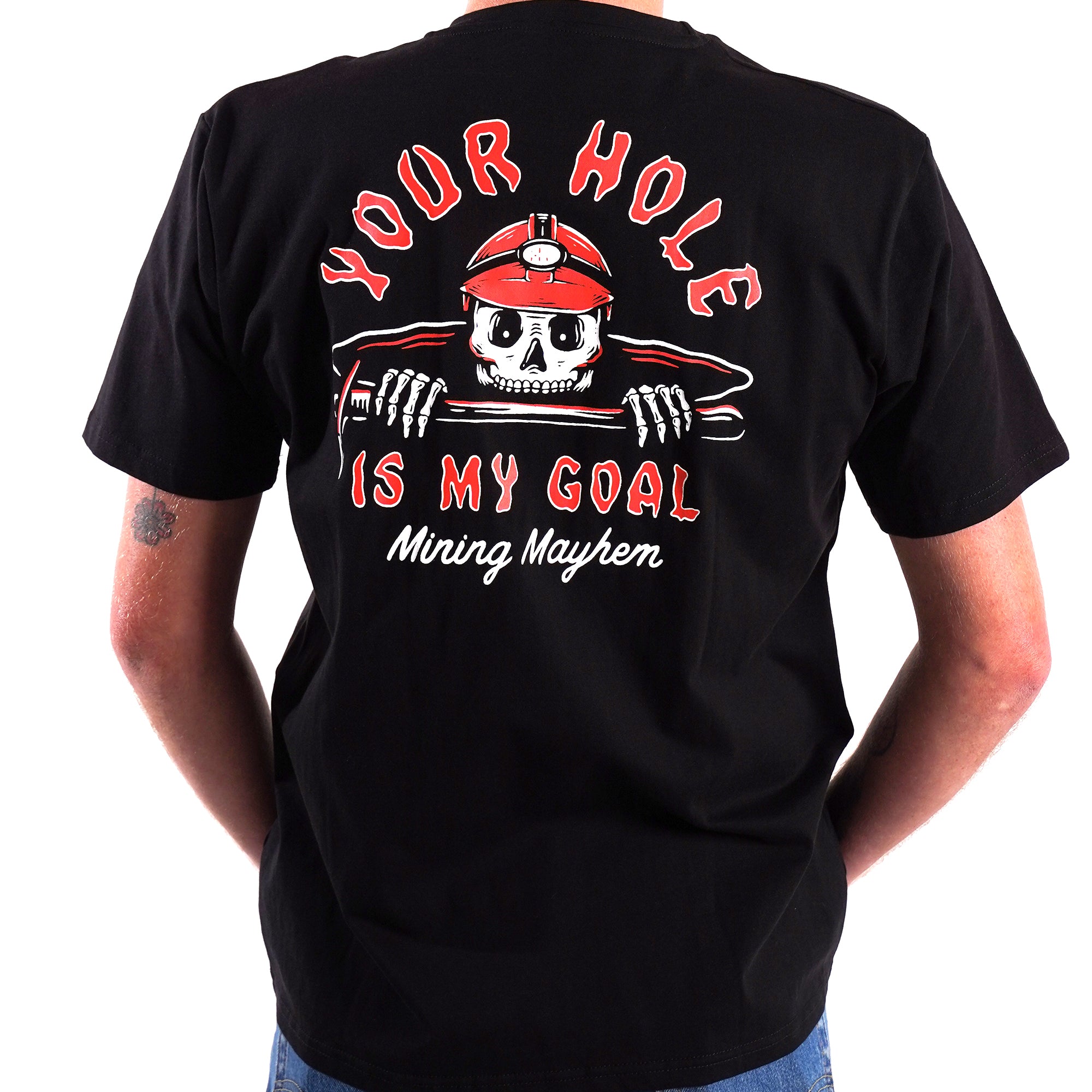 Your Hole Is My Goal - T-Shirt (Black)